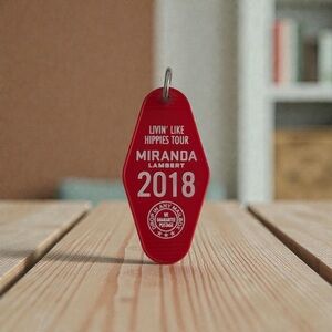 Livin' Like Hippies Miranda Lambert 2018 Tour Keychain